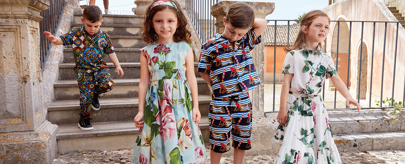 Dolce & Gabbana luxury kids fashion UAE